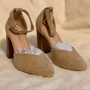 Tinstree | Shoes | Nude Block Heels | Poshmark